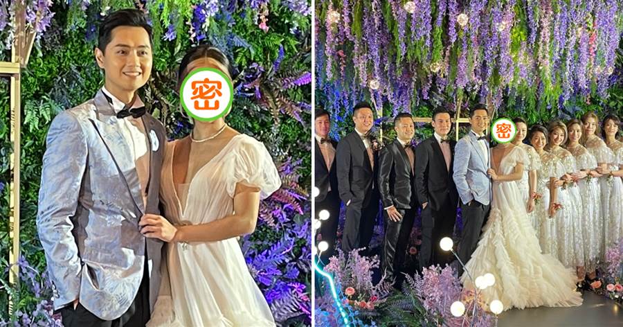 37歲男星結婚周年「補辦婚宴」，現場佈置「超奢華」，眾星雲集似TVB台慶